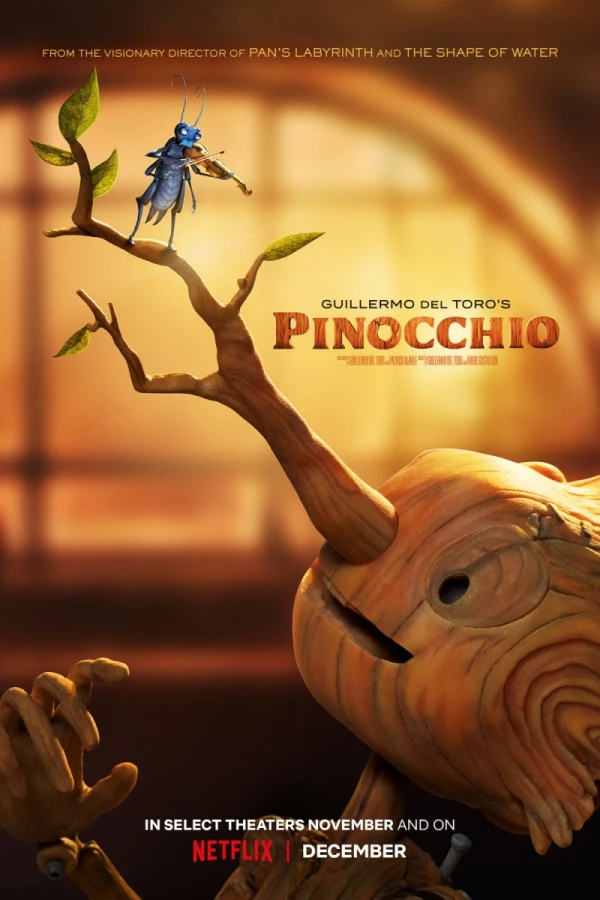 Pinocho de Guillermo del Toro Poster